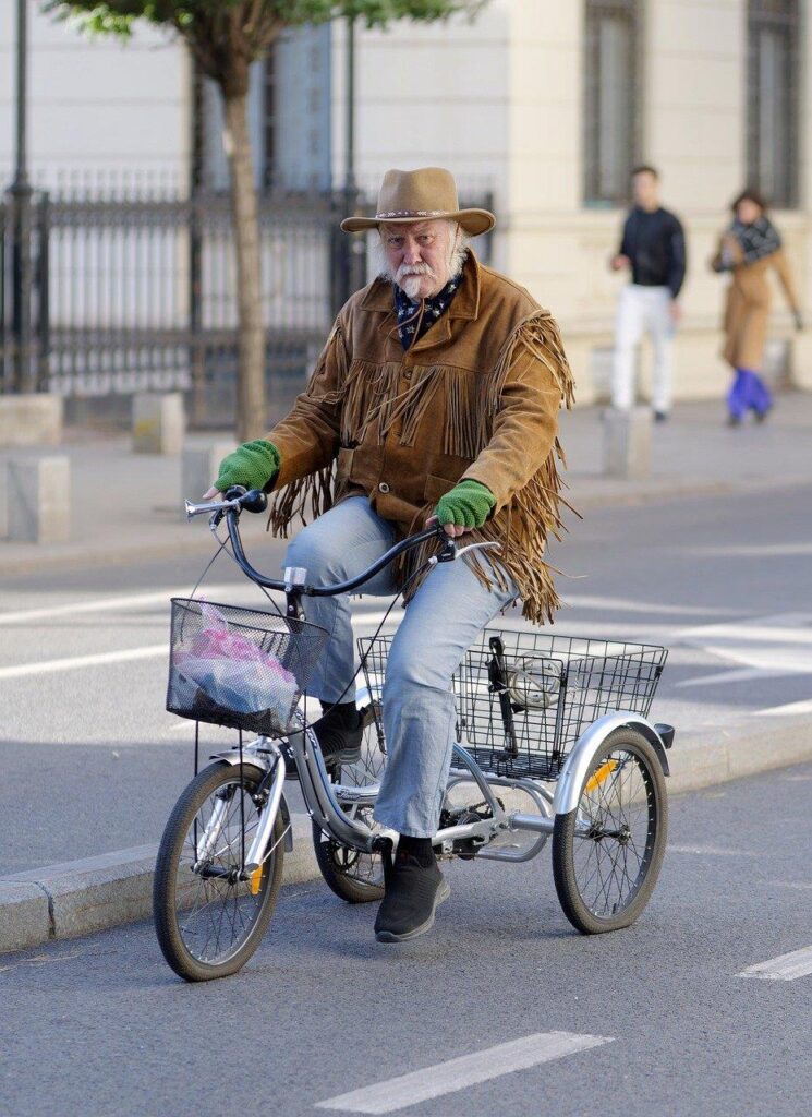 Driewielfiets met drie wielen voor stabiel en veilig fietsen, ontworpen voor comfort en onafhankelijkheid
